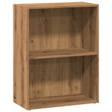 Vidaxl boekenkast 60x30x77 cm bewerkt hout artisanaal eikenkleurig