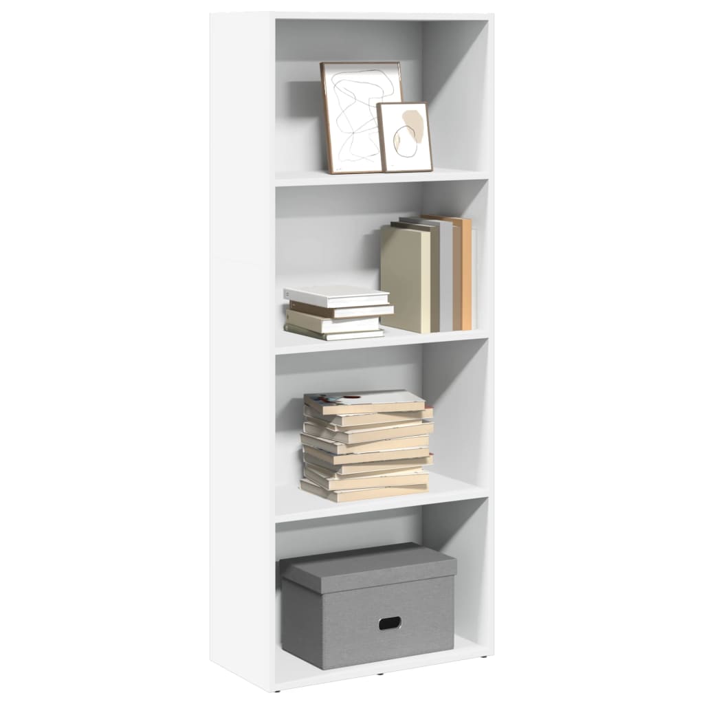 Vidaxl boekenkast 60x30x152 cm bewerkt hout wit