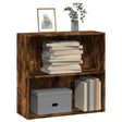 Vidaxl boekenkast 80x30x77 cm bewerkt hout gerookt eikenkleurig