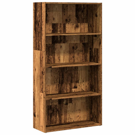 Vidaxl boekenkast 80x30x152 cm bewerkt hout oud houtkleurig
