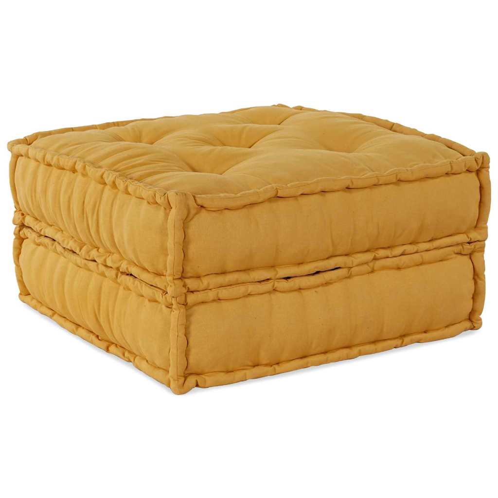 Vidaxl modulair bank 2 pcs geel 140 x 70 x 36 cm stof