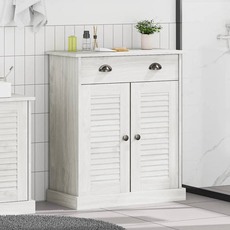 Vidaxl badkamerkast met plank vigo wit en antiek wit 68 x 34 x 80 cm