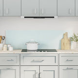 Vidaxl spatschermen keuken 2 st 70x60 cm gehard glas wit