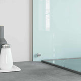 Vidaxl spatschermen keuken 2 st 80x40 cm gehard glas wit