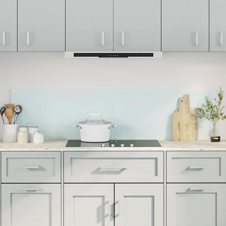 Vidaxl spatschermen keuken 2 st 80x40 cm gehard glas wit