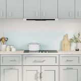 Vidaxl spatschermen keuken 2 st 80x60 cm gehard glas wit
