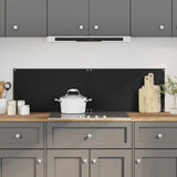 Vidaxl Splash -Cocina de pantallas 2 ST 70x50 cm de vidrio endurecido negro