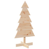 Vidaxl kerstdecoratie kerstboom 100 cm massief grenenhout