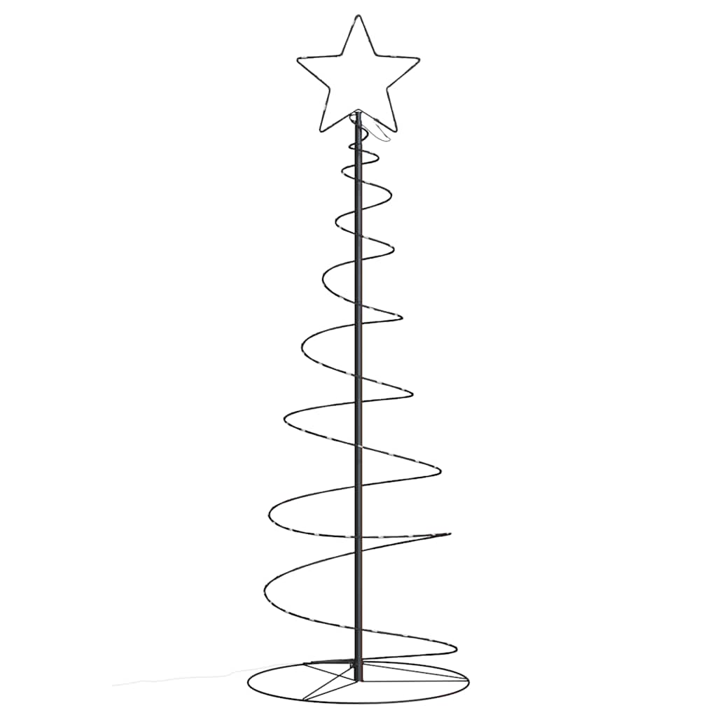 Vidaxl led-kerstboom 100 leds warm wit 150 cm