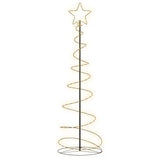 Vidaxl led-kerstboom 120 leds warm wit 180 cm
