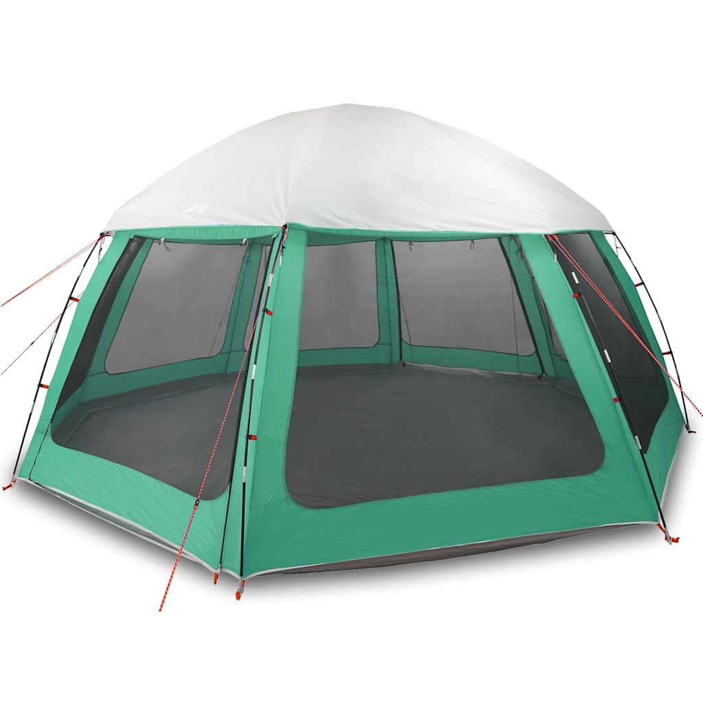 Vidaxl zwembadtent uitneembare buiten- gaaswanden 510x510 cm zeegroen