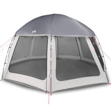 Vidaxl zwembadtent met uitneembare buiten- gaaswanden 510x510 cm grijs