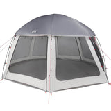 Vidaxl zwembadtent met uitneembare buiten- gaaswanden 510x510 cm grijs