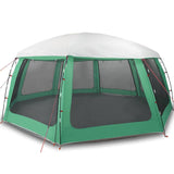 Vidaxl zwembadtent uitneembare buiten- gaaswanden 690x690 cm zeegroen