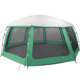 Vidaxl zwembadtent uitneembare buiten- gaaswanden 690x690 cm zeegroen