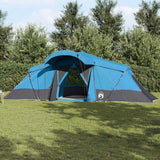 Vidaxl gezinstent met dak blauw en grijs 721 x 335 x 212 cm