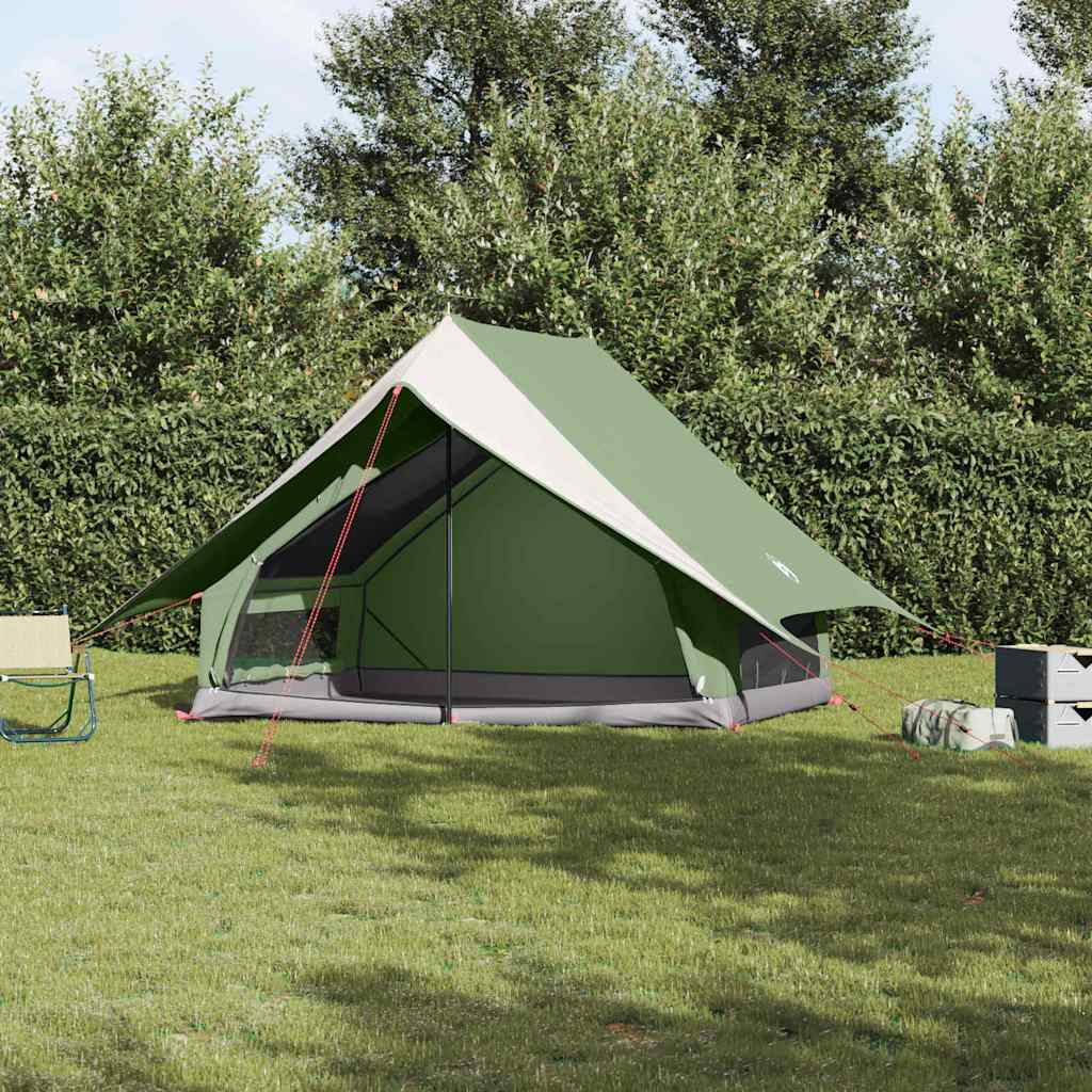Vidaxl gezinstent met dak groen en wit 315 x 286 x 200 cm