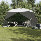 Vidaxl muskietentent grijs 380 x 380 x 225 cm polyester en glasvezel
