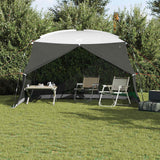 Vidaxl muskietentent grijs 380 x 380 x 225 cm polyester en glasvezel