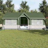 Vidaxl gezinstent groen en beige 622 x 295 x 238 cm polyester en staal
