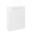 Vidaxl papieren zakken 250 st met hengsels 32x12x42 cm wit
