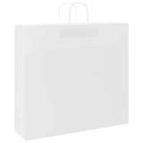 Vidaxl papieren zakken 250 st met hengsels 54x15x49 cm wit