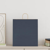 Vidaxl papieren zakken 250 st met hengsels 45x17x48 cm blauw