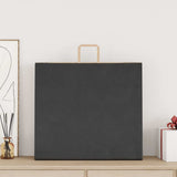 Vidaxl papieren zakken 250 st met hengsels 54x15x49 cm zwart