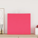 Vidaxl papieren zakken 250 st met hengsels 54x15x49 cm roze