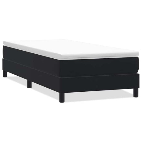 Vidaxl boxspring zonder matras fluweel zwart 80x210 cm