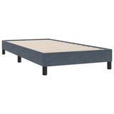 Vidaxl boxspring zonder matras fluweel donkergrijs 90x210 cm