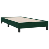Vidaxl boxspring zonder matras fluweel donkergroen 90x210 cm