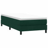 Vidaxl boxspring zonder matras fluweel donkergroen 90x210 cm