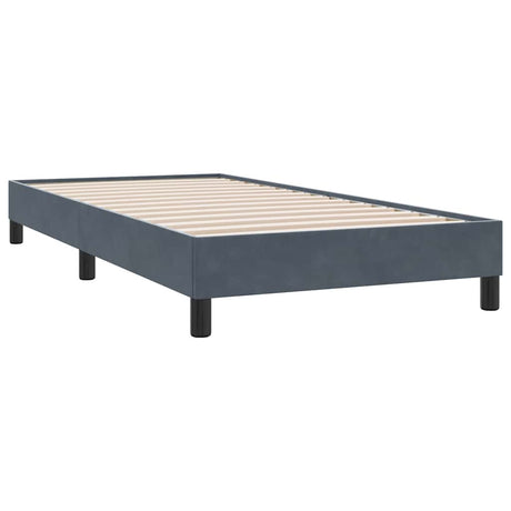 Vidaxl boxspring zonder matras fluweel donkergrijs 100x210 cm