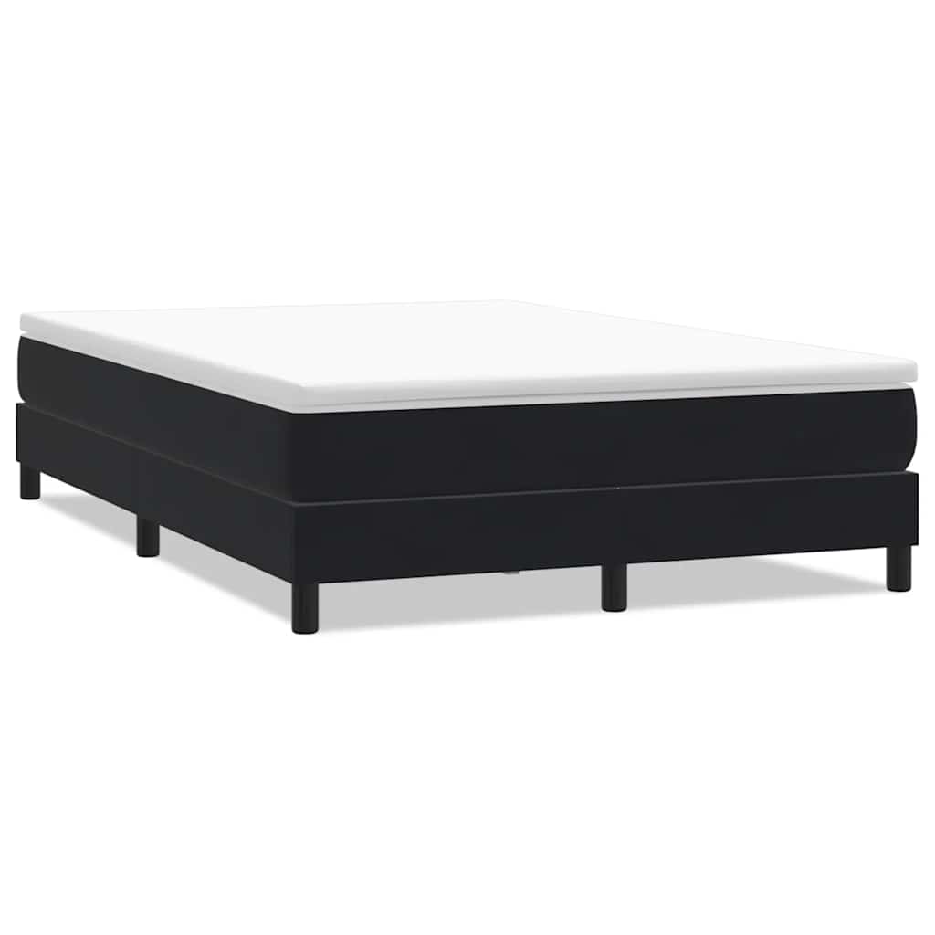 Vidaxl boxspring zonder matras fluweel zwart 160x210 cm