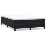 Vidaxl boxspring zonder matras fluweel zwart 160x210 cm
