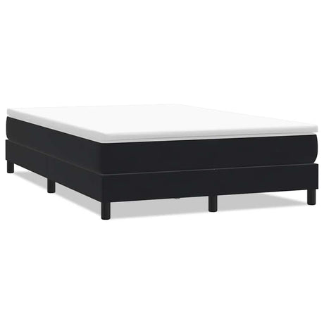 Vidaxl boxspring zonder matras fluweel zwart 160x210 cm