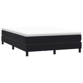Vidaxl boxspring zonder matras fluweel zwart 160x210 cm