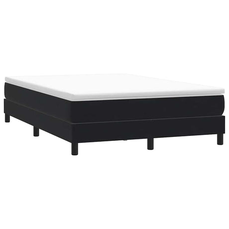 Vidaxl boxspring zonder matras fluweel zwart 160x210 cm