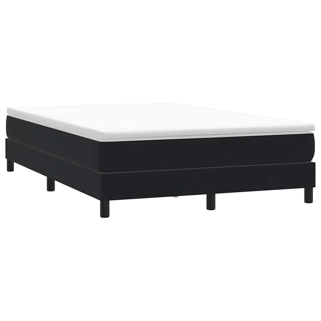 Vidaxl boxspring zonder matras fluweel zwart 160x210 cm