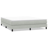 Vidaxl boxspring zonder matras fluweel lichtgrijs 180x210 cm