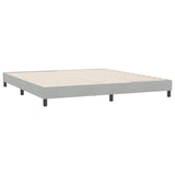 Vidaxl boxspring zonder matras fluweel lichtgrijs 180x210 cm