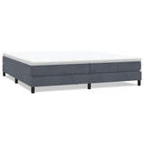 Vidaxl boxspringbed zonder matras 200x210 cm fluweel donkergrijs