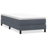 Vidaxl boxspring zonder matras fluweel donkergrijs 80x220 cm