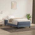 Vidaxl boxspring zonder matras fluweel donkergrijs 90x220 cm
