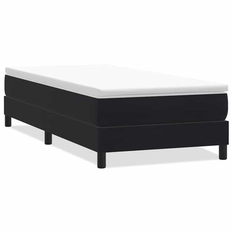 Vidaxl boxspring zonder matras fluweel zwart 90x220 cm