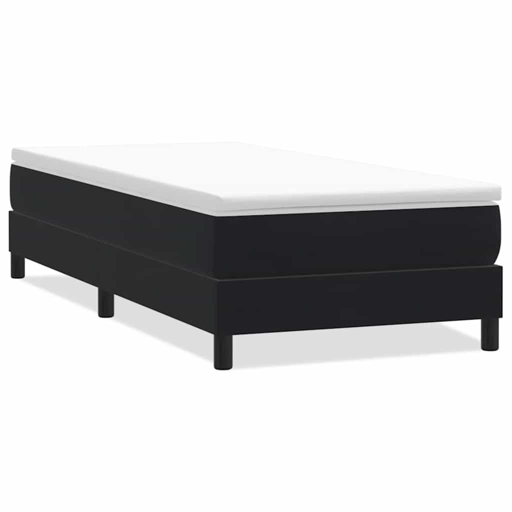 Vidaxl boxspring zonder matras fluweel zwart 100x220 cm
