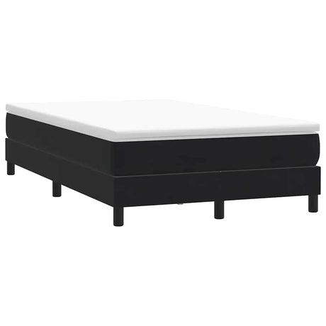 Vidaxl boxspring zonder matras fluweel zwart 120x220 cm