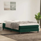 Vidaxl boxspring zonder matras fluweel donkergroen 120x220 cm