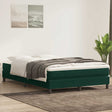 Vidaxl boxspring zonder matras fluweel donkergroen 140x220 cm